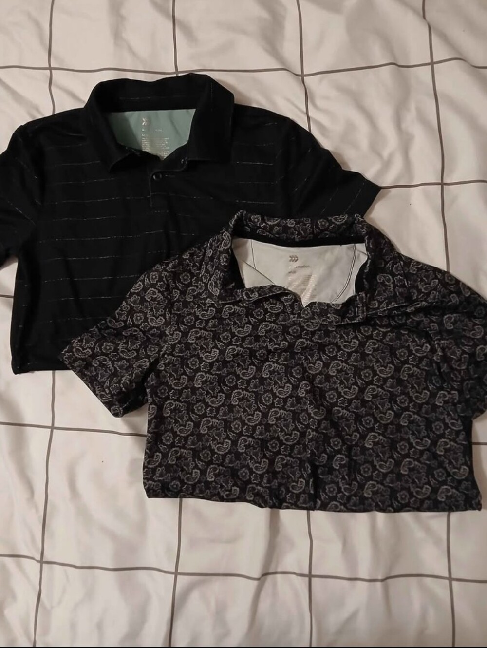 Boys Size 8 Stripe & Paisley Collared Shirts for School, Church, Golf etc.
